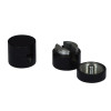 PASSES CABLE NOIR ALUMINIUM X2
