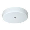 PAVILLON CYLINDRIQUE METAL BLANC D.120MM
