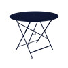 TABLE DE JARDIN PLIANTE BISTRO BLEU DIAMETRE 96 CM