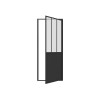 PORTE DOUCHE PIVOTANTE ARTELO EP5MM LARGEUR 100CM HAUTEUR 200CM VT/NR