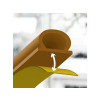 JOINT ISOLATION PORTE ET FENETRE 1 A 7 MM 6M MARRON AXTON