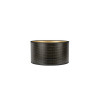 ABAT-JOUR CYLINDRE DIAMETRE 35 INDUS PERFORE NOIR ET OR COREP