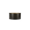 ABAT-JOUR CYLINDRE DIAMETRE 40 INDUS PERFORE NOIR ET OR COREP