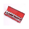 COFFRET A DOUILLES 6 PANS EN ACIER CARBONE 14 PIECES