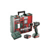 PERCEUSE SS FIL METABO 12 V 2 AH 2 BAT POWERMAXX BS12 + 64 ACCESSOIRES