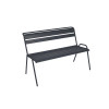 BANC DE JARDIN EN ACIER MONCEAU CARBONE