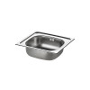 EVIER A ENCASTRER COMO 1 CUVE L46.5XP43.5 CM INOX