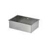 EVIER A ENCASTRER MICHIGAN 1 CUVE L74 X P44 CM INOX