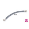 FLEXIBLE ALIMENTATION 15CM FEM FEM 12X17 POLYETHYLENE ONDULE 10 ANS
