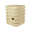 RECUPERATEUR D EAU CUBIQUE 1000L BEIGE KIT
