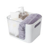 BOITE DE RANGEMENT NOMADE 14.2X16,5X14.2 CM PLASTIQUE BLANC REMIX