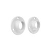 SUPPORT MUR FERMES DIAMETRE 18 ROND BLANC SPACEO LOT DE 2