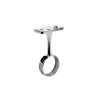 SUPPORT PLAFOND FIXE DIAMETRE 28 ROND CHROME SPACEO
