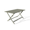 TABLE DE JARDIN DCB GARDEN MARIUS RECTANGULAIRE VERT KAKI 4 PERSONNES