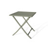 TABLE DE JARDIN DCB GARDEN MARIUS CARRE VERT KAKI 2 PERSONNES