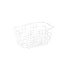PANIER 13X25X13 CM METAL BLANC SENSEA