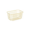 PANIER 13X25X13CM METAL GOLD SENSEA