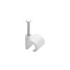 ATTACHE FIL DIAMETRE 8 A 12MM L14MM BLANC SACHET DE 50