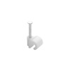 ATTACHE FIL DIAMETRE 4 A 7MM L9MM BLANC SACHET DE 25
