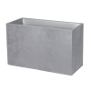 MURET EDA BASALT L.39.5 X H.60 CM 116L GRIS BETON