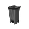 POUBELLE EDA 100L ANTHRACITE AVEC PEDALE