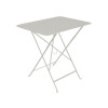 TABLE DE JARDIN BISTRO GRIS ARGILE 77X57 CM