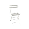 CHAISE ACIER BISTRO GRIS ARGILE
