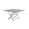 TABLE DE JARDIN CARGO GRIS ORAGE 130X130 CM