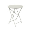 TABLE DE JARDIN ROND BISTRO GRIS ARGILE