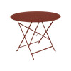 TABLE DE JARDIN BISTRO OCRE DIAMETRE 96 CM