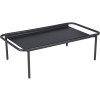 TABLE DE JARDIN BASSE RECTANGULAIRE COOLSIDE CARBONE