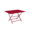 TABLE DE JARDIN CARGO PIMENT 6 PERSONNES 128X90 CM