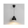 SUSPENSION MELGA E27 D18.5 60W METAL NOIR MAT