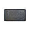TAPIS BAC CHAUSSURE 40X70 CAOUTCHOUC NOIR