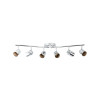 BARRE 6 SPOTS TEKLA GU10 CHROME INSPIRE