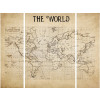 TRIPTYQUE MAP WORLD
