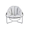 FAUTEUIL DE JARDIN NATERIAL COCOON GRIS