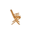 FAUTEUIL DE JARDIN EN TECK NATERIAL ANTEA MARRON LOT DE 2