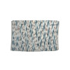 TAPIS SDB KITO 50X80 CM A MOTIFS BLEU BLANC GRIS