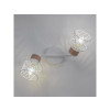 BARRE 2 SPOTS KANEL E27 METAL BLANC INSPIRE