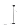 LAMPADAIRE AVEC LISEUSE MIRASOL LED H180CM INSPIRE METAL NOIR
