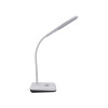 LAMPE BUREAU MESQUITE LED TACTILE H63CM 6.9W INSPIRE PLASTIQUE BLANC