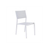 CHAISE DE JARDIN EN ALUMINIUM NATERIAL ORION BETA BLANC