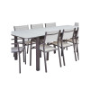 FAUTEUIL DE JARDIN EN ALUMINIUM NATERIAL ORION ALPHA MARRON