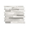 CREDENCE ADHESIVE MILANO GRIS 24,5X29,3CM LOT DE 4