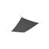 VOILE OMBRAGE HEGOA II RECTANGULAIRE 160G 400X295CM ANTHRACITE