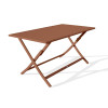 TABLE DE JARDIN RECTANGULAIRE DCB GARDEN MARIUS 4 PERSONNE
