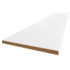 PLAN DE TRAVAIL 1800X640X28 CPL BLANC BORDS DROITS