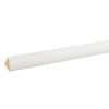QUART DE ROND REVETU PAPIER 12 X 12 MM LONGUEUR 2.20 M BLANC
