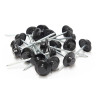 CLOU PLAQUE BITUME NOIR 100 PIECES SAC
